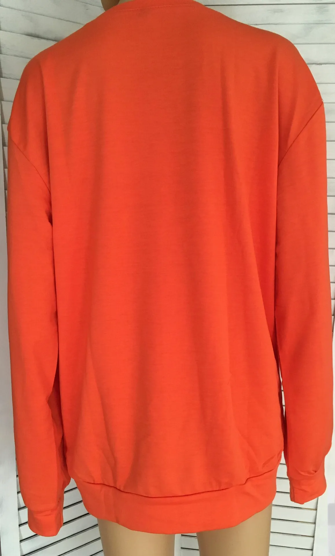 Pumpkin Sweatshirt, XL 🎃 Orange - Image 2