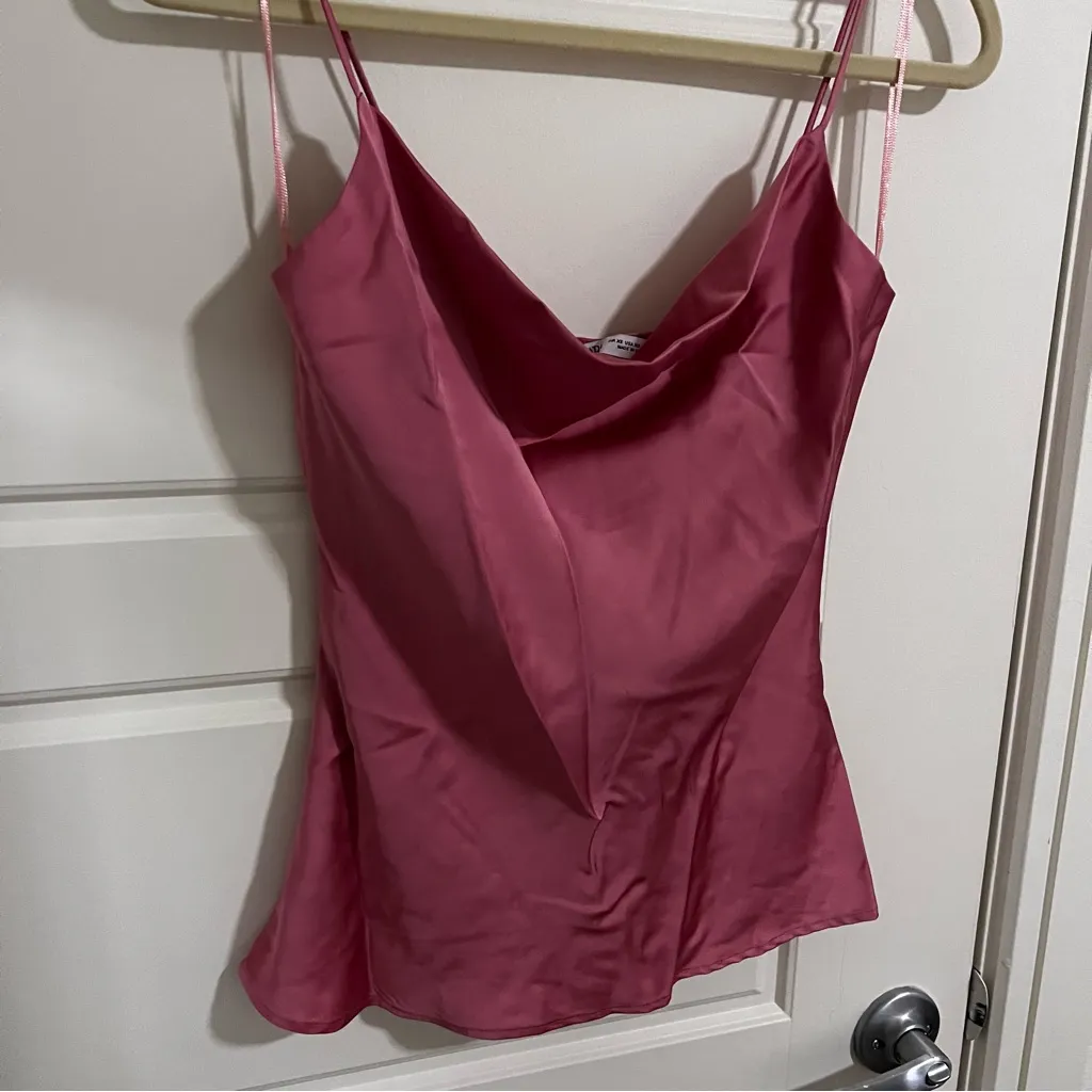 Zara Rose Silk Tank - Image 2