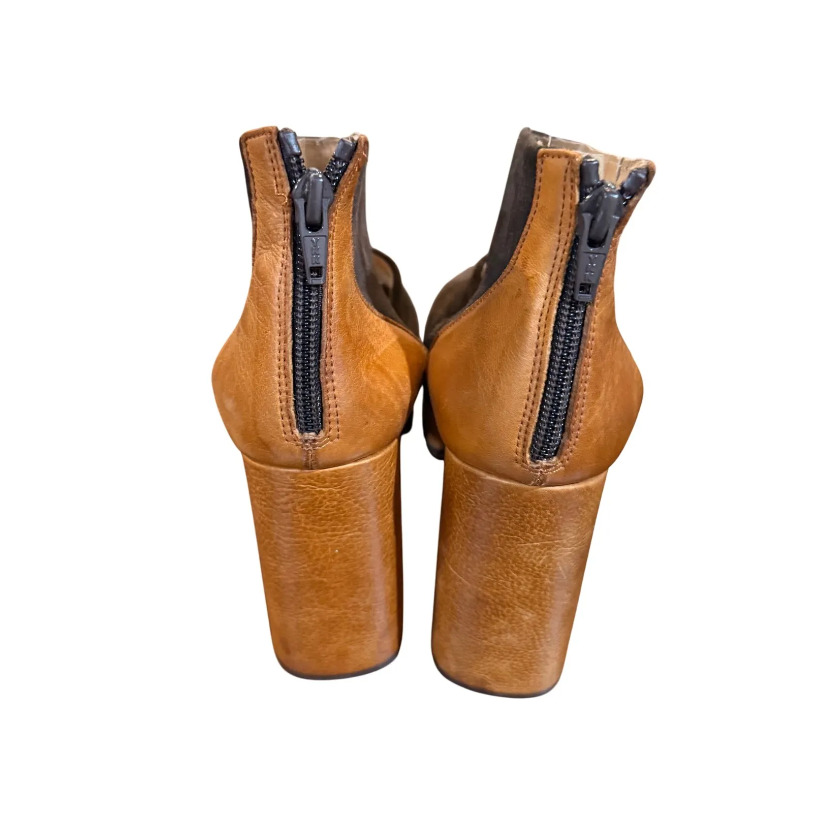 Free People Anaya Suede Platform Clogs Suede Leather Block Heel Platform Shoes 8 - Image 4