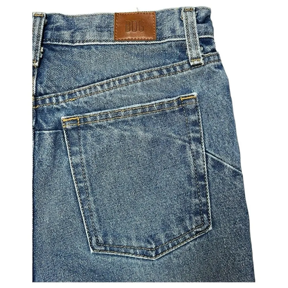 BDG Urban Outfitters Jeans Womens 28 Cassidy Button Fly Straight Narrow High - Image 10
