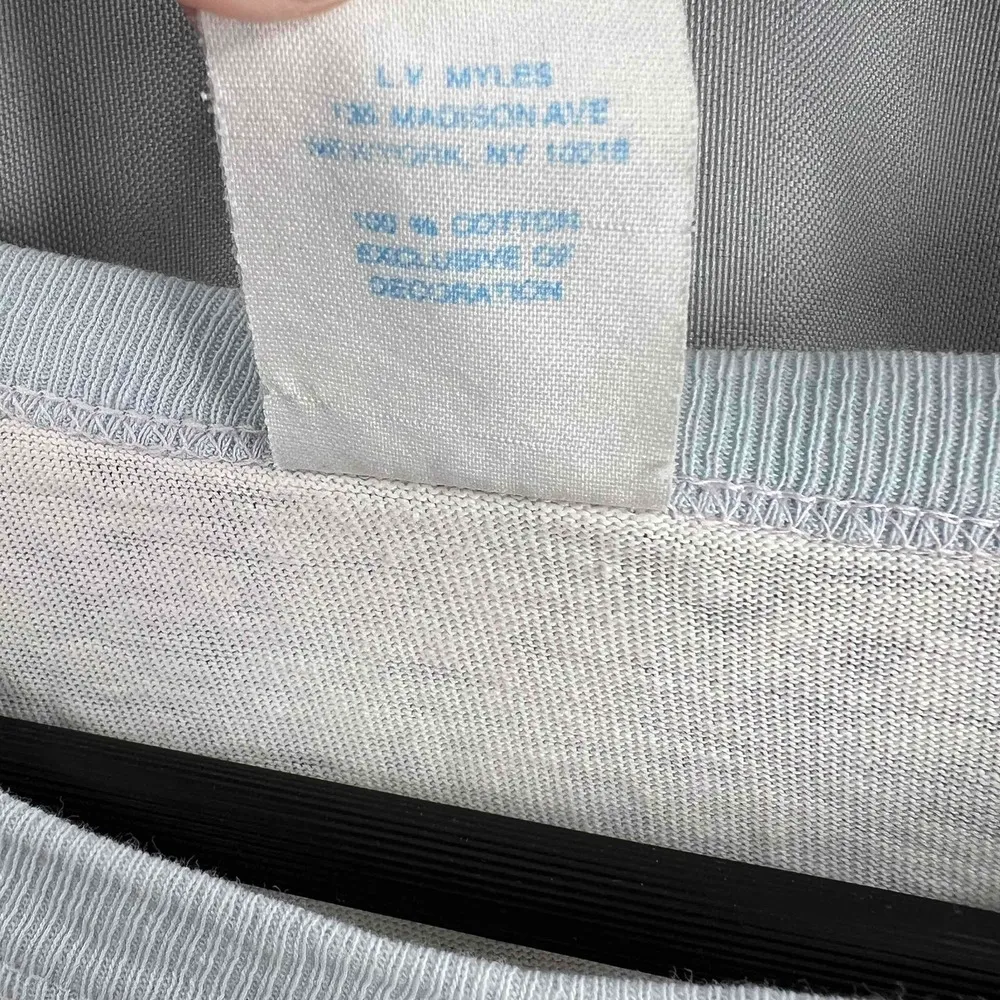 Vintage Disney Sleep Shirt Mickey White 3D Pom Pom Crew Neck One Size Fair - Image 8