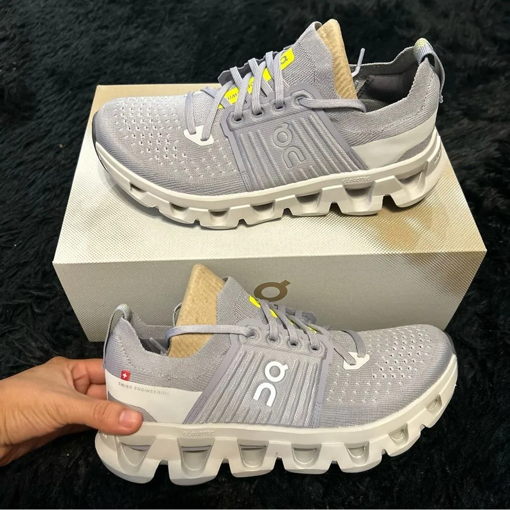 ON CLOUDSWIFT Lilac Wolf running athletic training lace up shoes sneakers sz8 Purple Size 8 - Image 8