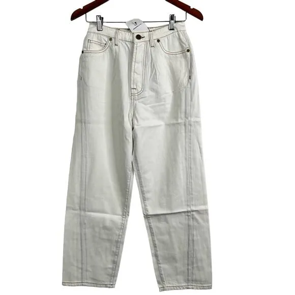 Free People x‎ SANDRINE ROSE Wide Leg Baggy 90s Pants Size 25 NWT - Image 4
