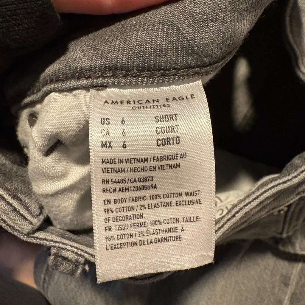 American Eagle Outfitters Gray Ankle Jeans - Image 6