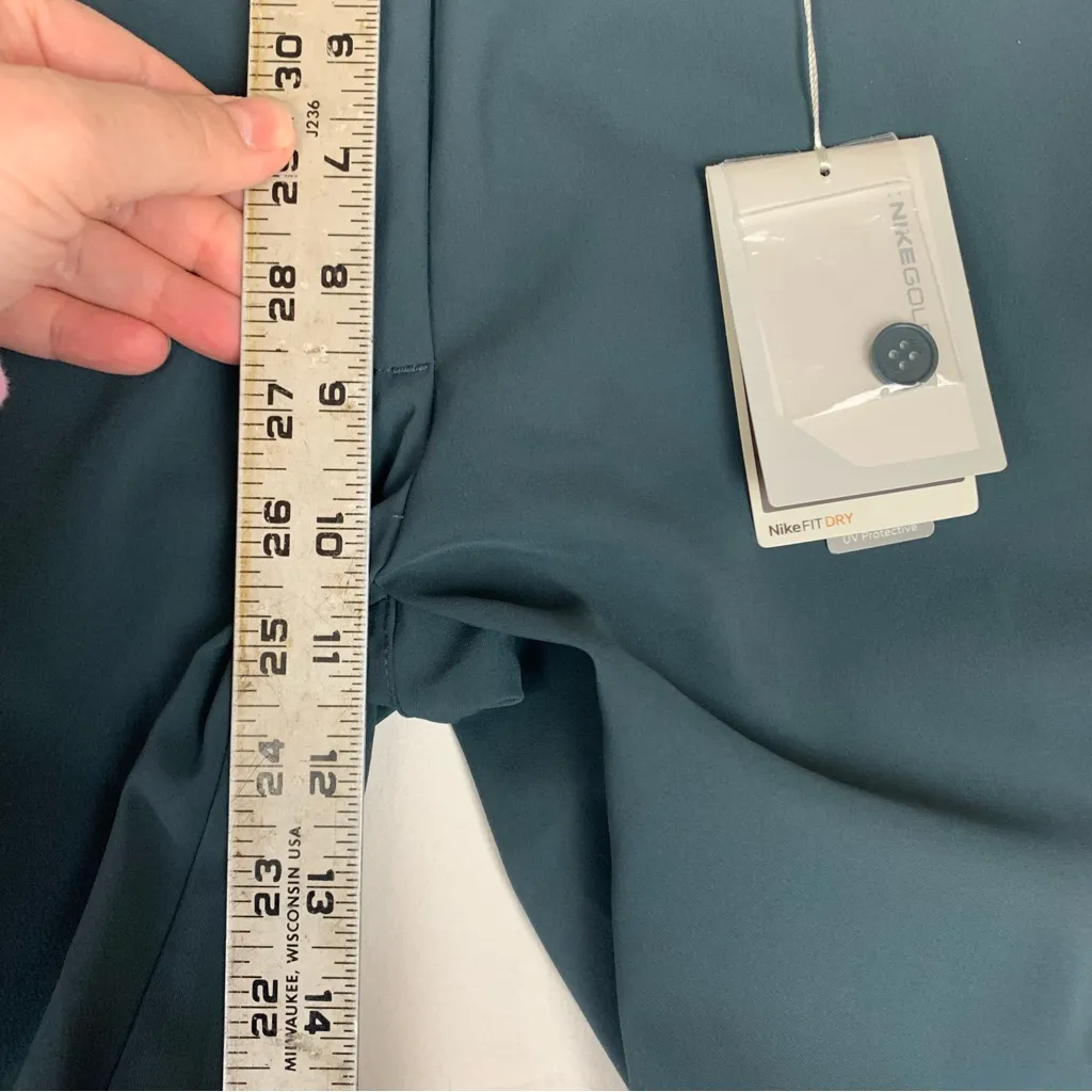 Nike Golf women's size 14 Teal Pants UV protection drifit sporty athletic new - Image 5