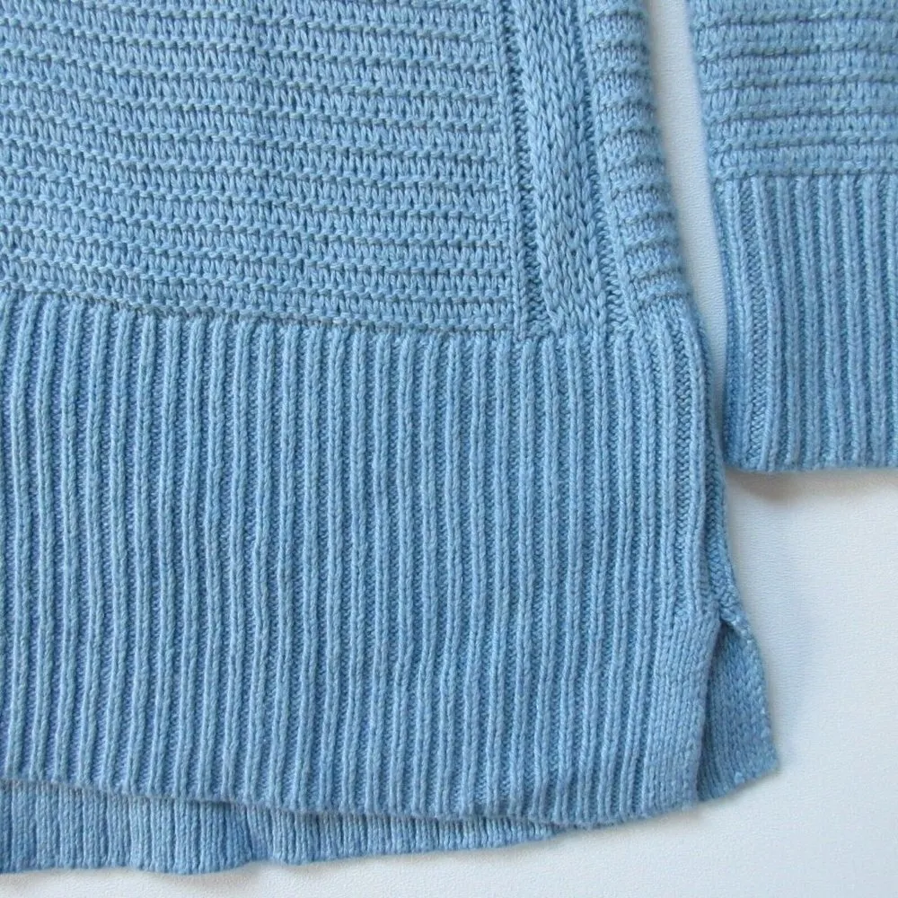 NWT J. Jill PureJill Knit Pullover in Seabreeze Cotton Cashmere Sweater XS - Image 3