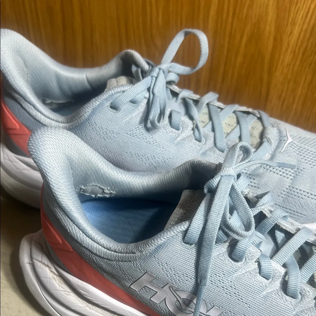 Hoka Women's Light Blue Sneakers - Image 5