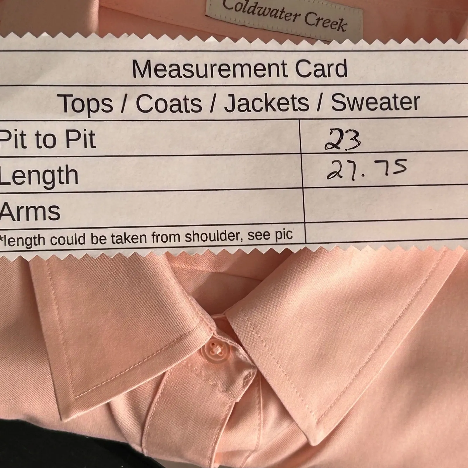 Coldwater Creek Button Up Shirt Pink 16 - Image 8