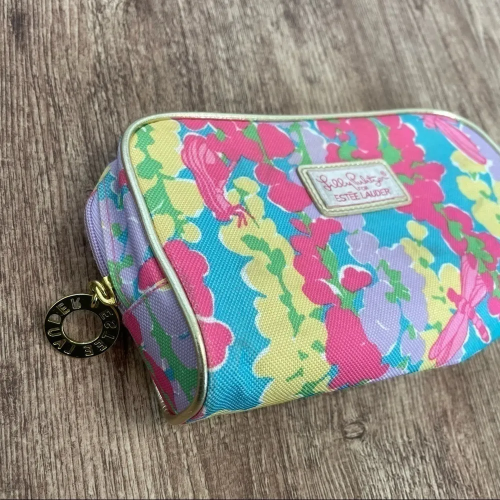 Lilly Pulitzer For Estee Lauder Floral Makeup Bag - Image 2