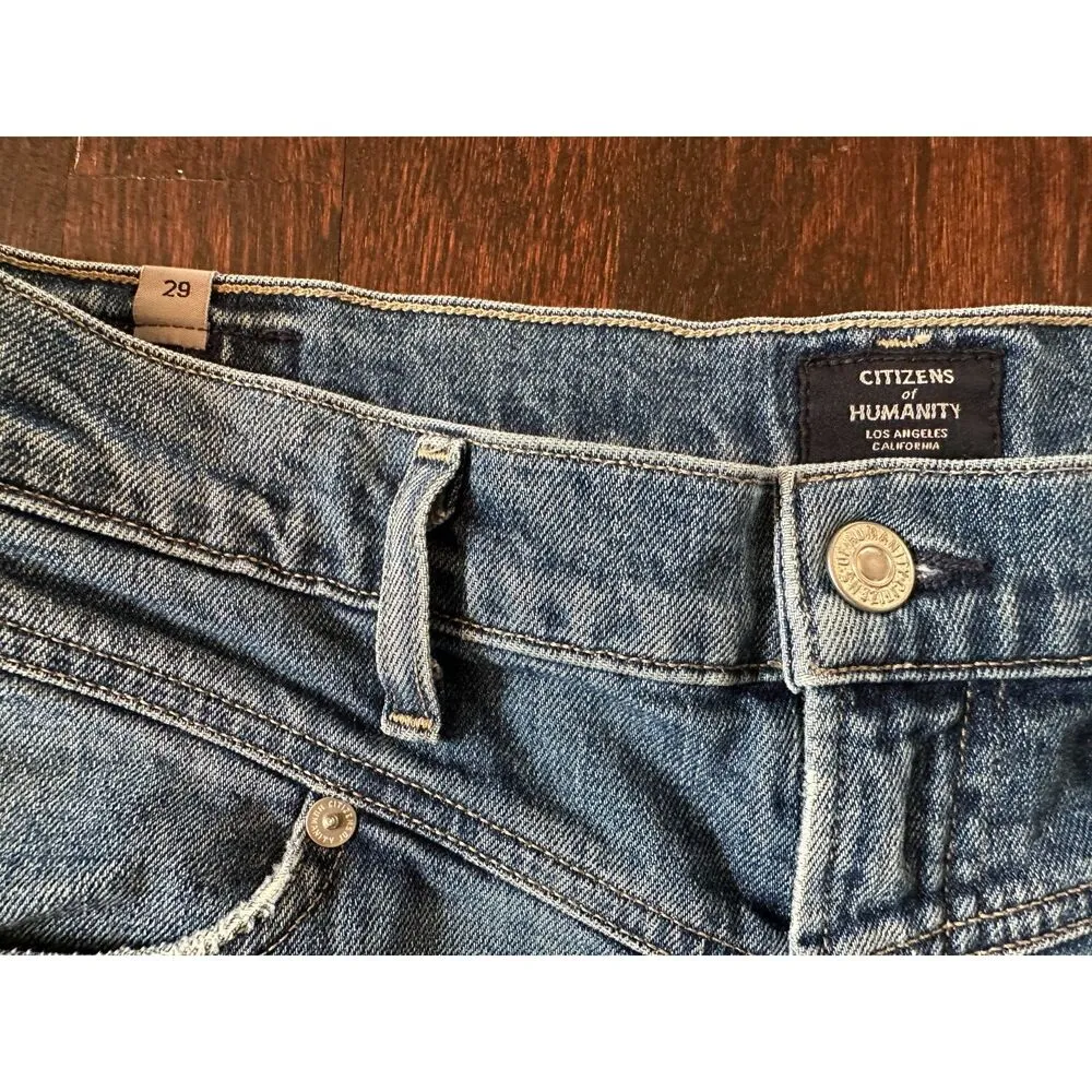 CITIZENS OF HUMANITY MIA FRONT YOKE SLIM IN LOVESONG SIZE 29 - Image 8