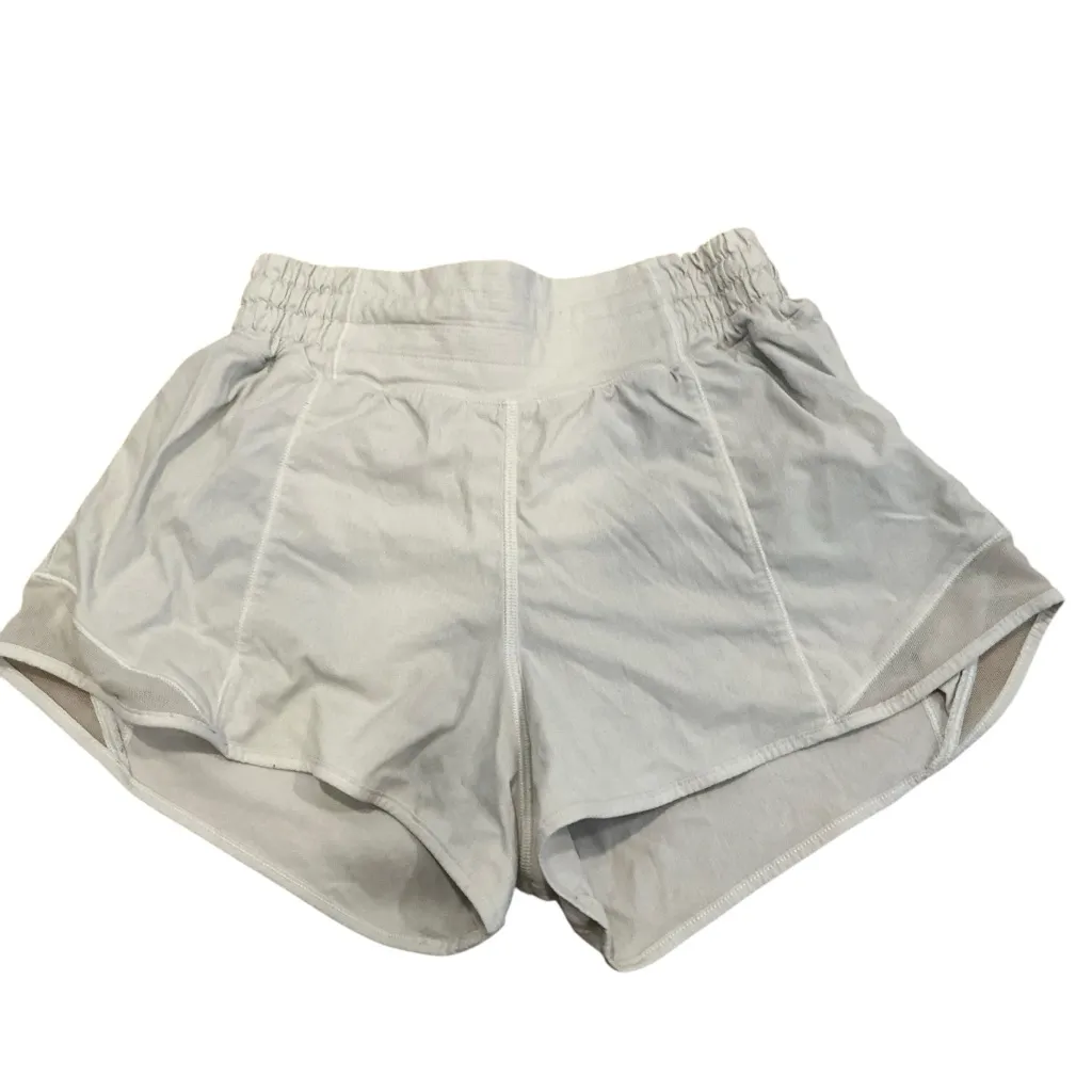 Lululemon hotty hot light grey 2” inseam high rise shorts size 2 - Image 2