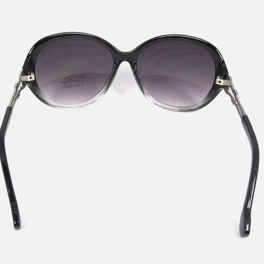 Jessica Simpson Black Oval Sunglasses - Image 2
