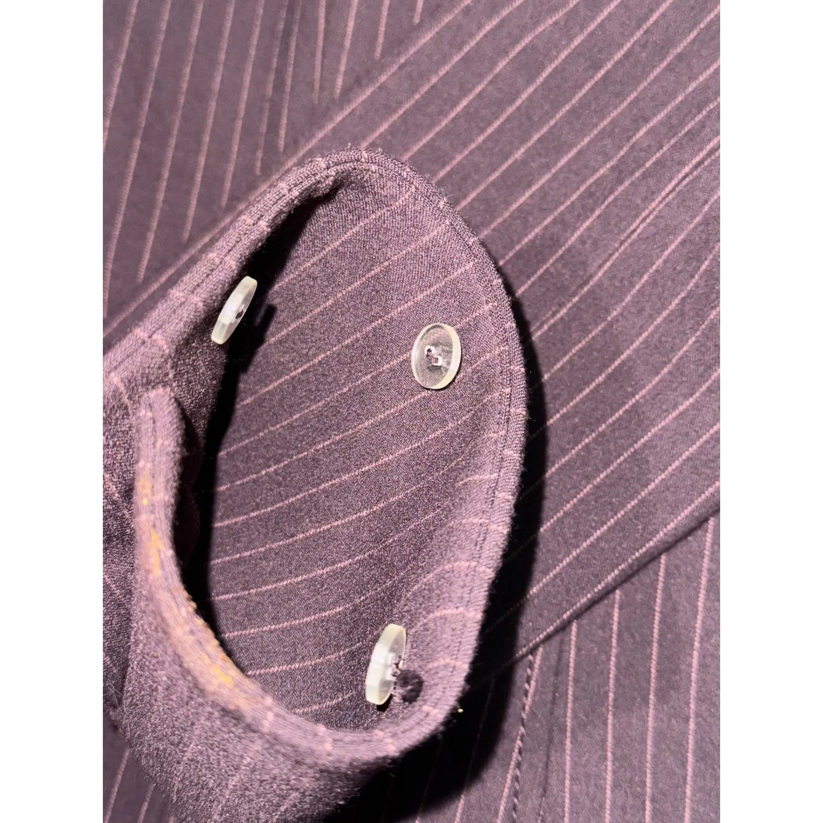 Phoebe Pinstripe Blazer Jacket Women 4 Three Button Fitted Career Academia - Image 15