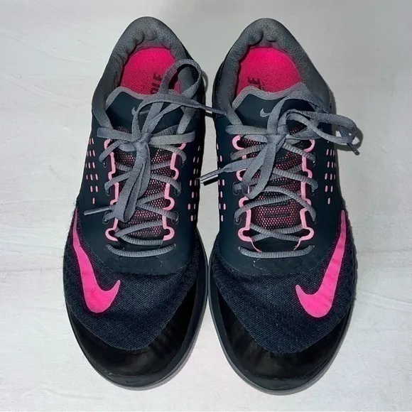 Nike FS Lite Run 2 684667-005 grey pink Running Shoes Low Top Women’s Size 8 - Image 2