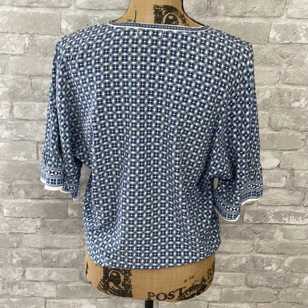 Max Studio Button Down Tie Top - Image 3