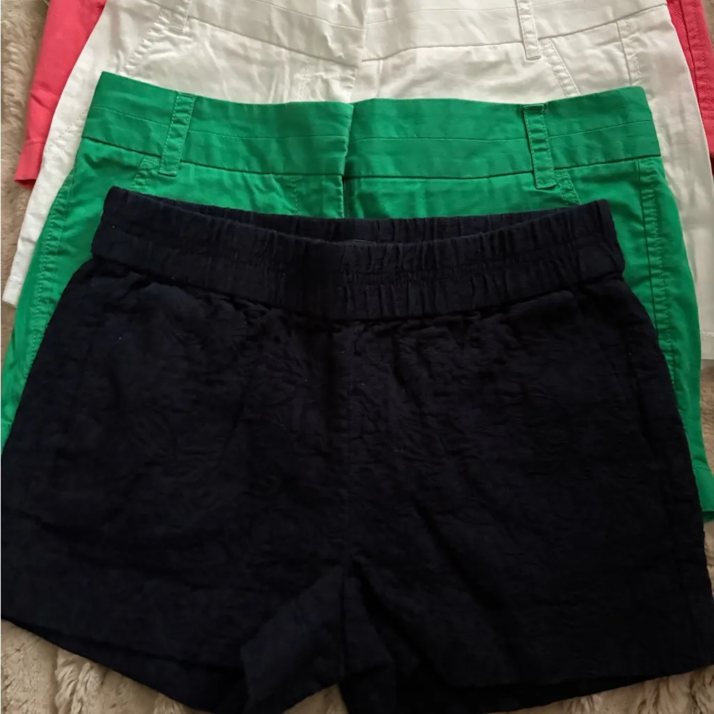 J. Crew Pink and White Chino Shorts bundle 5 - Image 2