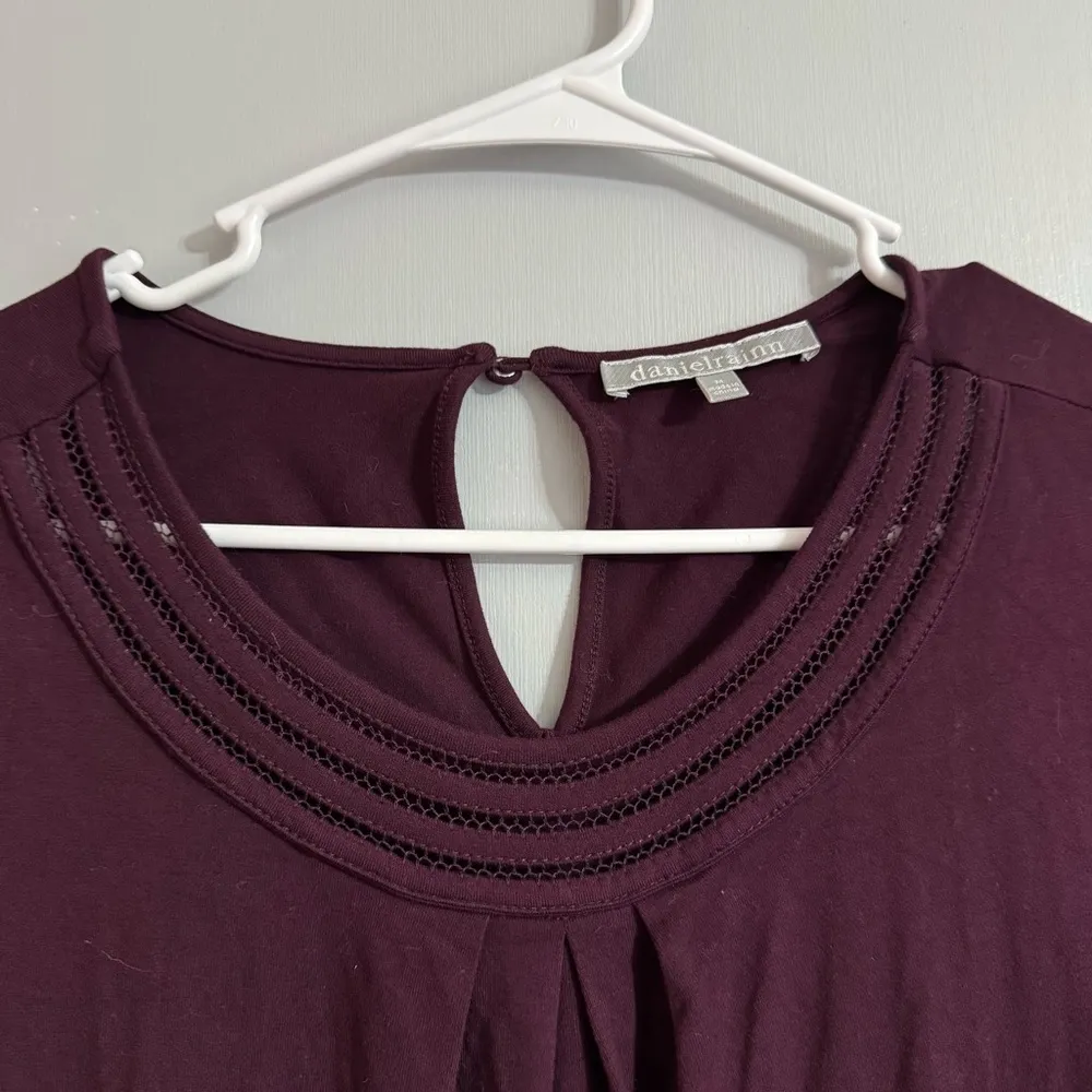 Daniel Rainn Cap Sleeve Blouse Size Medium - Image 6