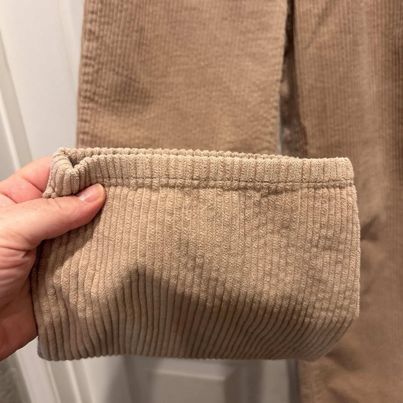 SO Brand High Rise Straight Corduroy Pants Brown Women's Size 7 28 Cotton Boho - Image 4