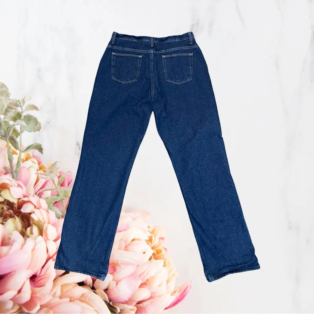 Cabela's Dark Blue Jeans with red Fleece Lining EUC Sz 10 - Image 2