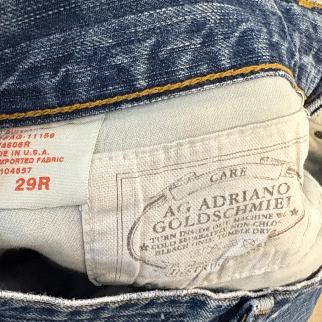 AG Adriano Goldschmied Relaxed Fit Distressed Jeans - Image 3
