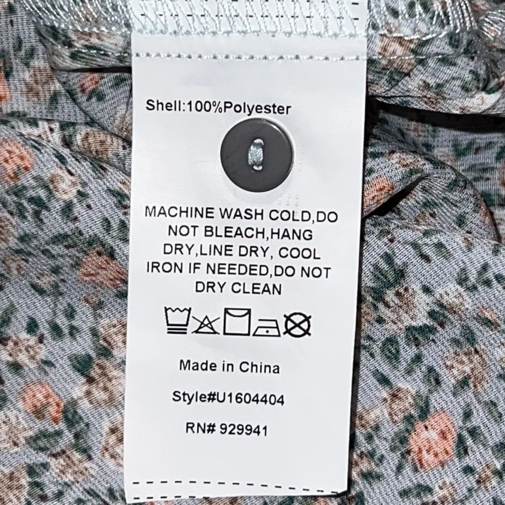 Suzanne Betro women’s small ruffle trim v-neck empire dress floral print NWT - Image 11