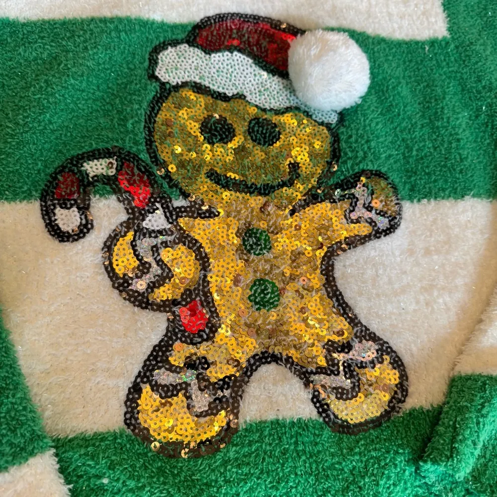 Gingerbread man🎄Holiday Sweater. Juniors Ugly Christmas Sweater. - Image 2