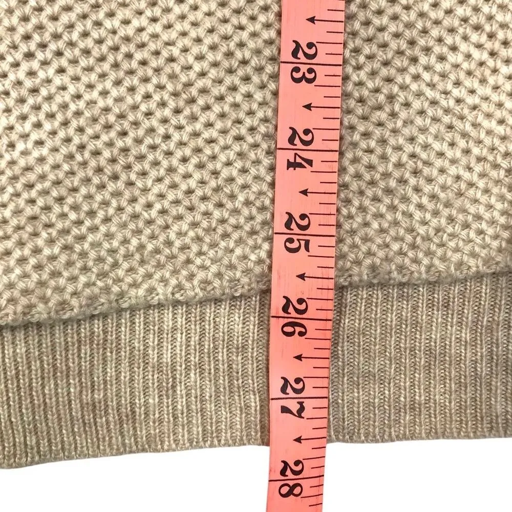 SOFT SURROUNDINGS Kendle Wool Blend Cardigan Women M Cream Drapped Classic Boho - Image 10