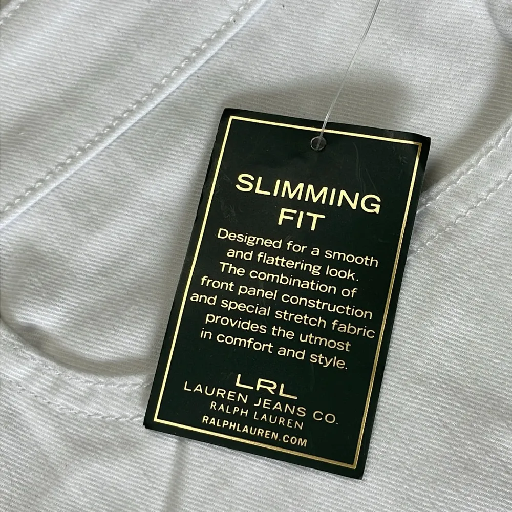 Lauren Ralph Lauren Modern Curvy Straight Leg Slimming Jeans Size 22W White - Image 6