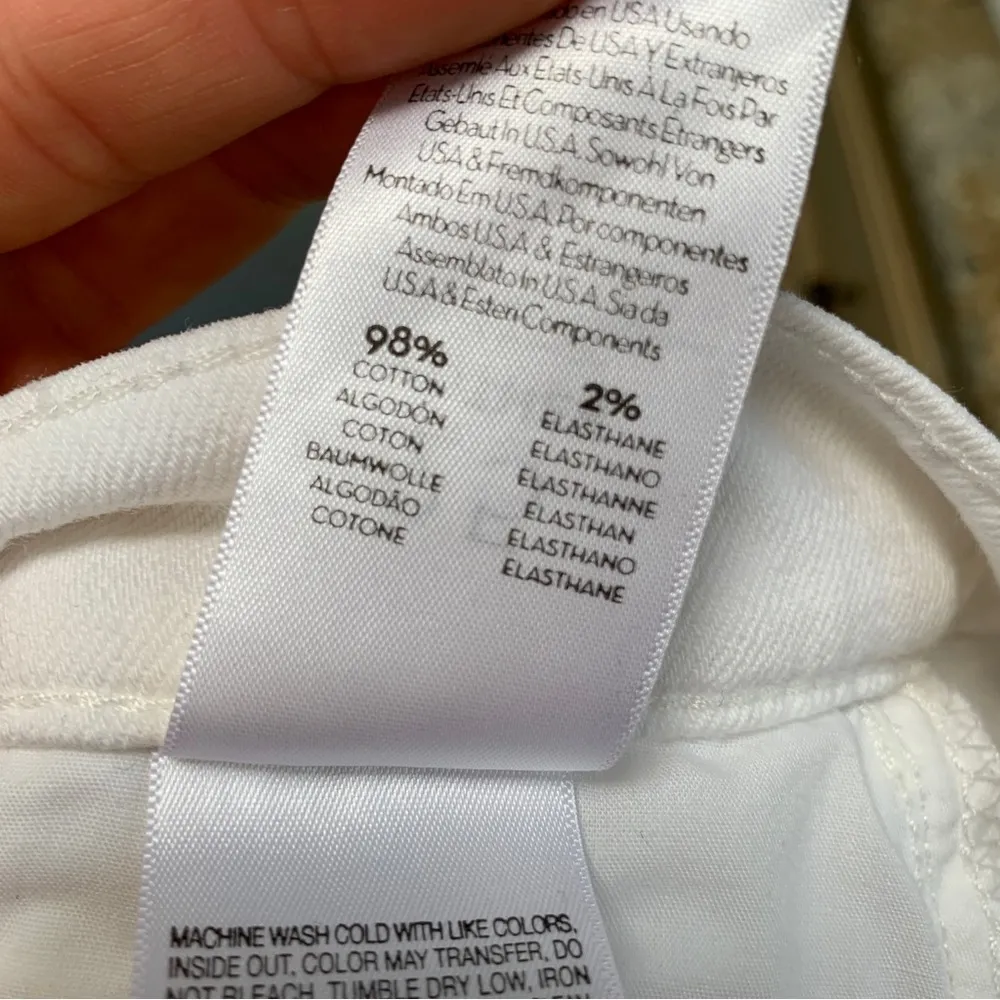 Mother Superior White The Flirt Ankle Chew Almost Innocent Jeans size 25 - Image 12