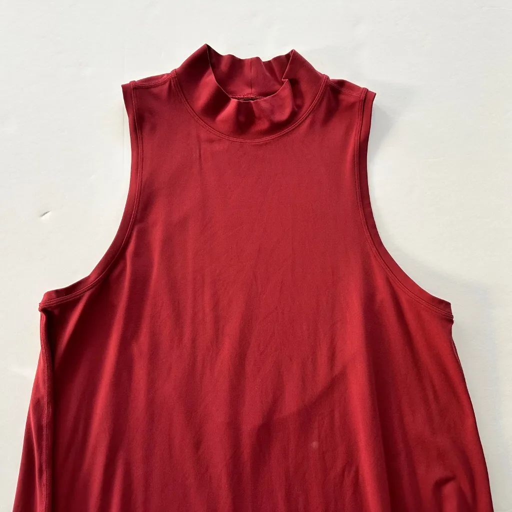Lululemon All Aligned A-line Dress Chianti Red Nulu Size 12 Swing Loose $118 - Image 6