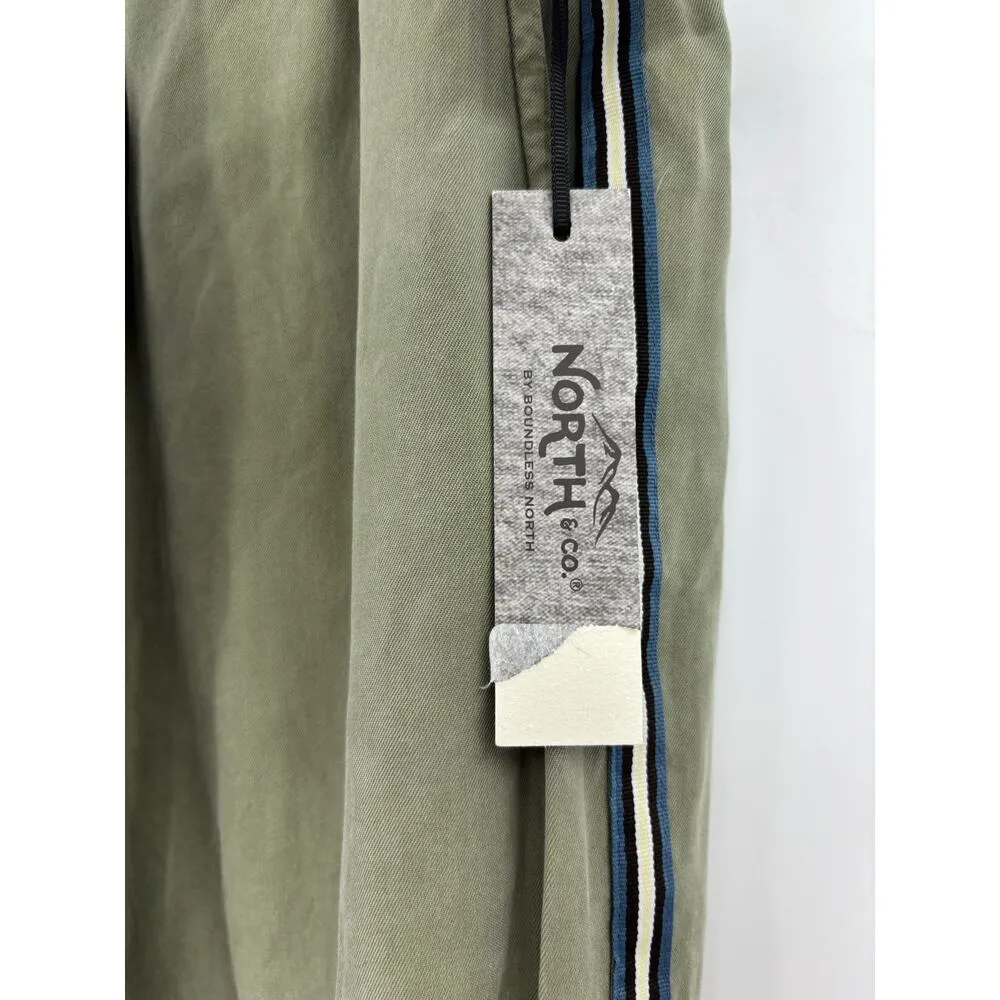 North & Co by Boundless North Pants Womens Large Side Stripe Jogger Olive NWT Green - Image 4