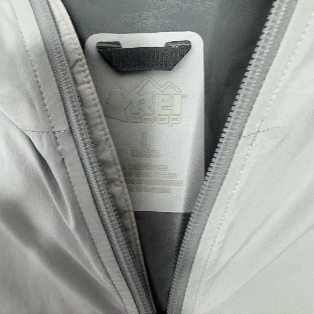 REI rain jacket women’s size large Gray - Image 4