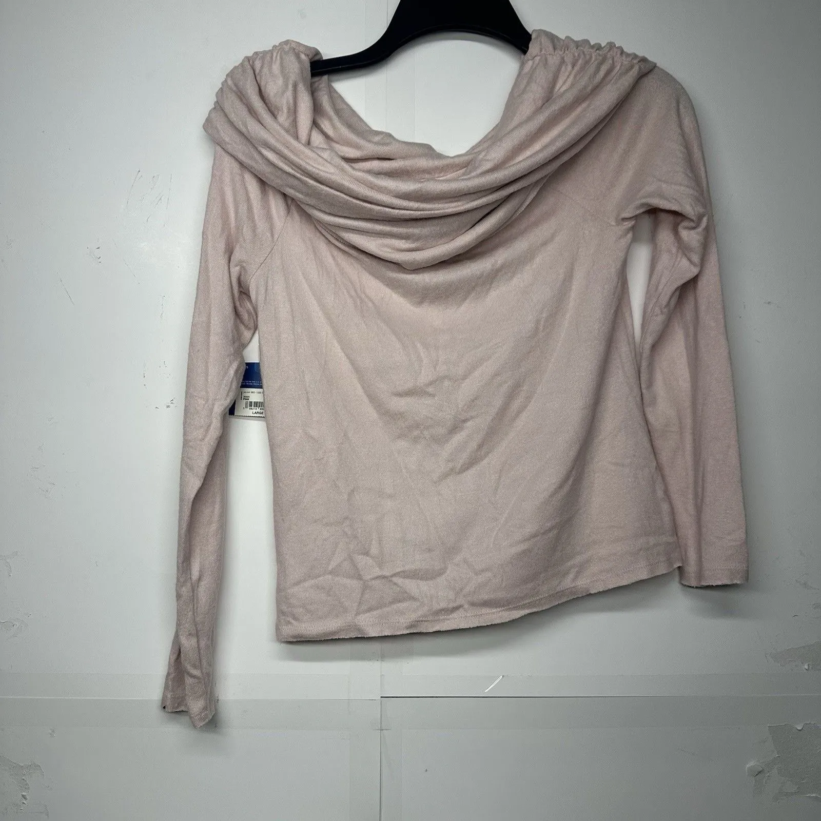 Arizona Jean Co Women's Long Sleeve Light Pink Top Size Large Soft Casual Shirt - Image 10