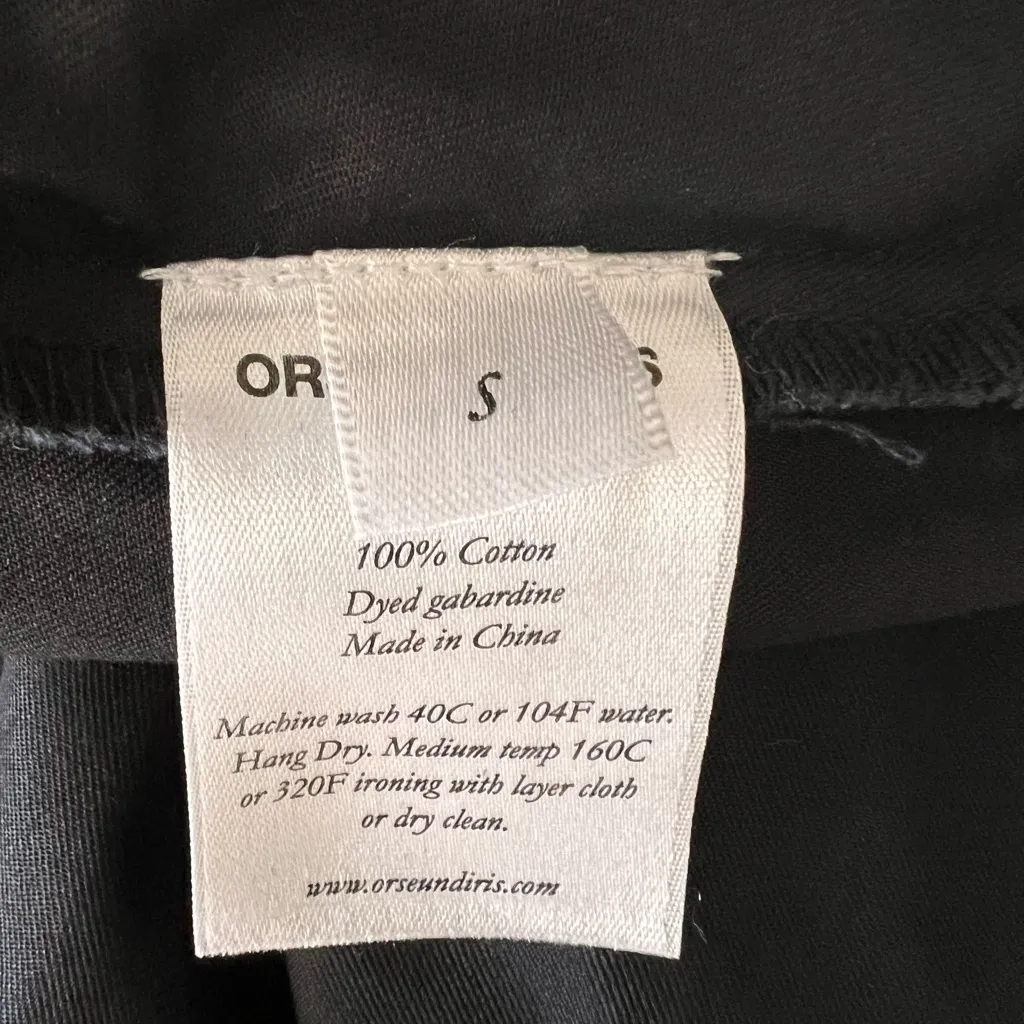 NWOT Orseund Iris Work Wear Belted Jumpsuit In Black Size Small. Kylie - Image 15