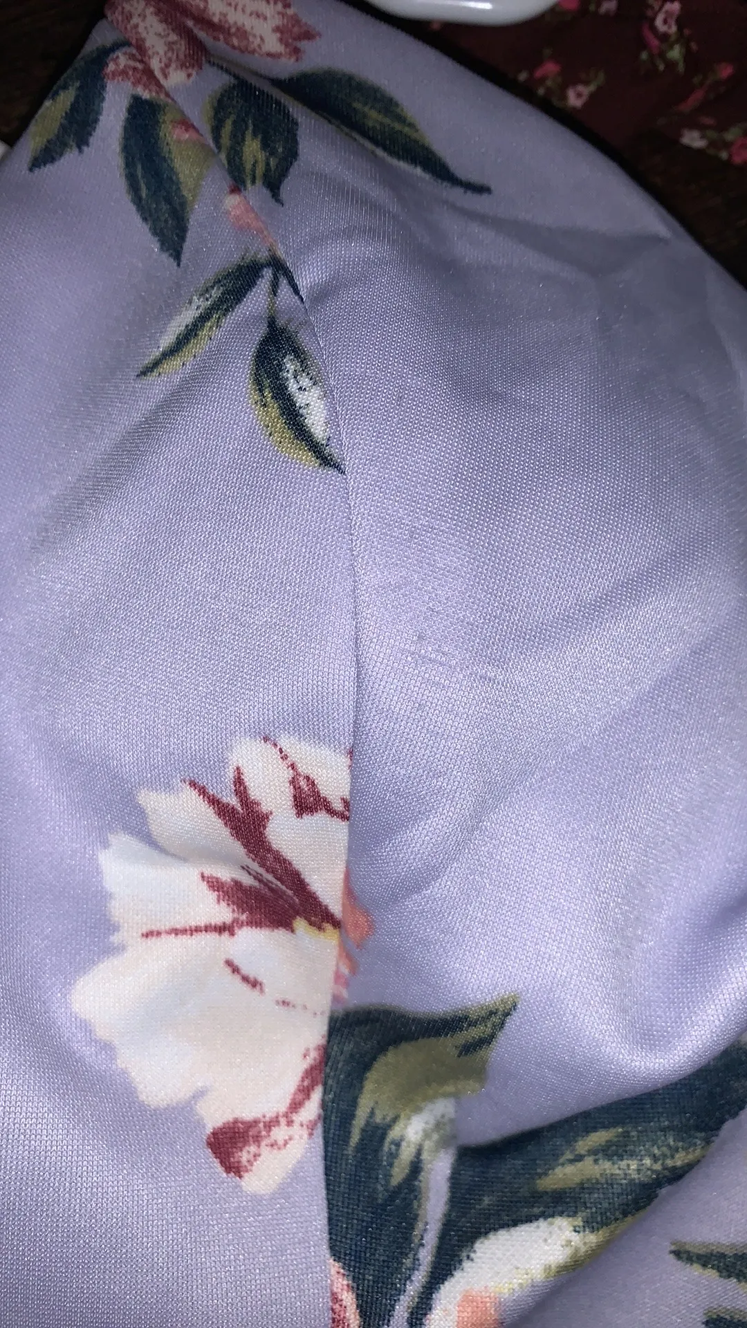 City Vibe sleeveless floral skater lavender dress size 3 - Image 9