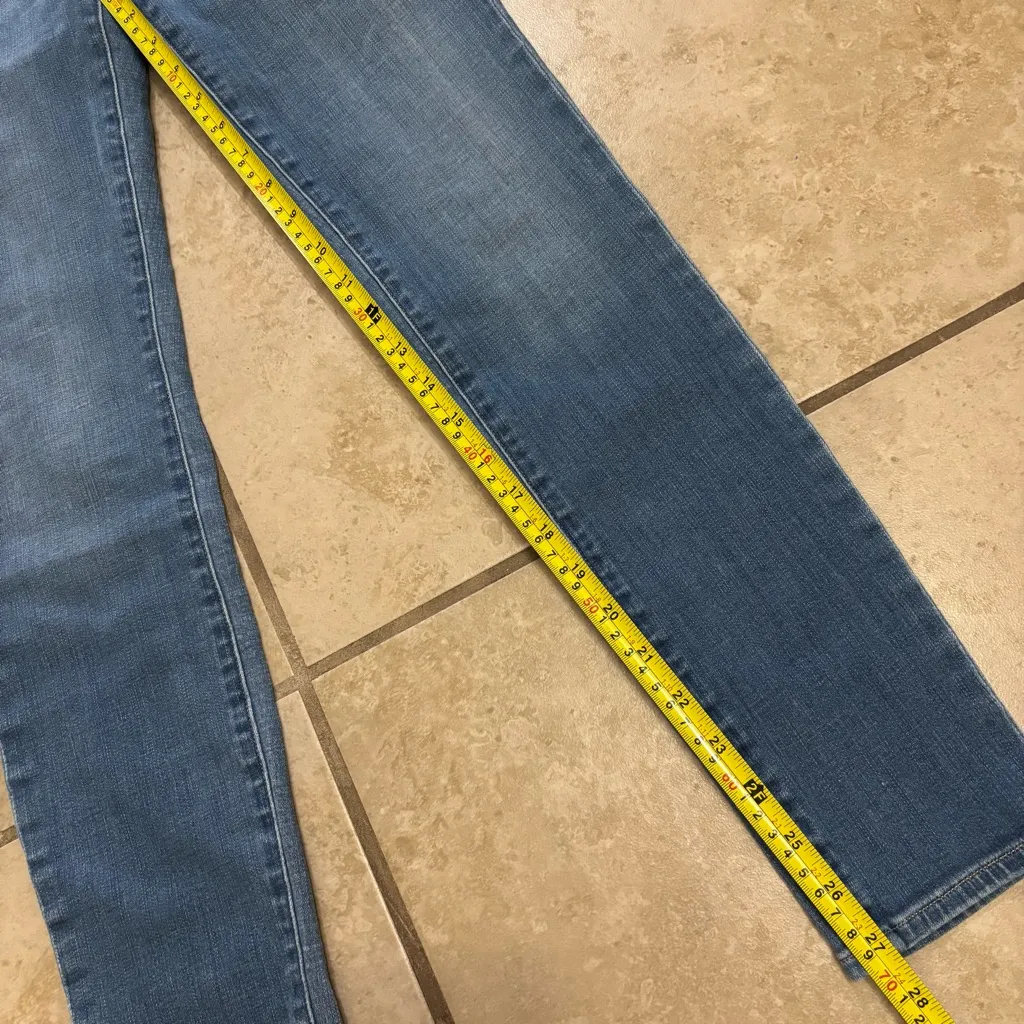 Frame Denim Jeans Size 26 Le Skinny De Jeanne Woodley Stretch Medium Wash Blue - Image 3