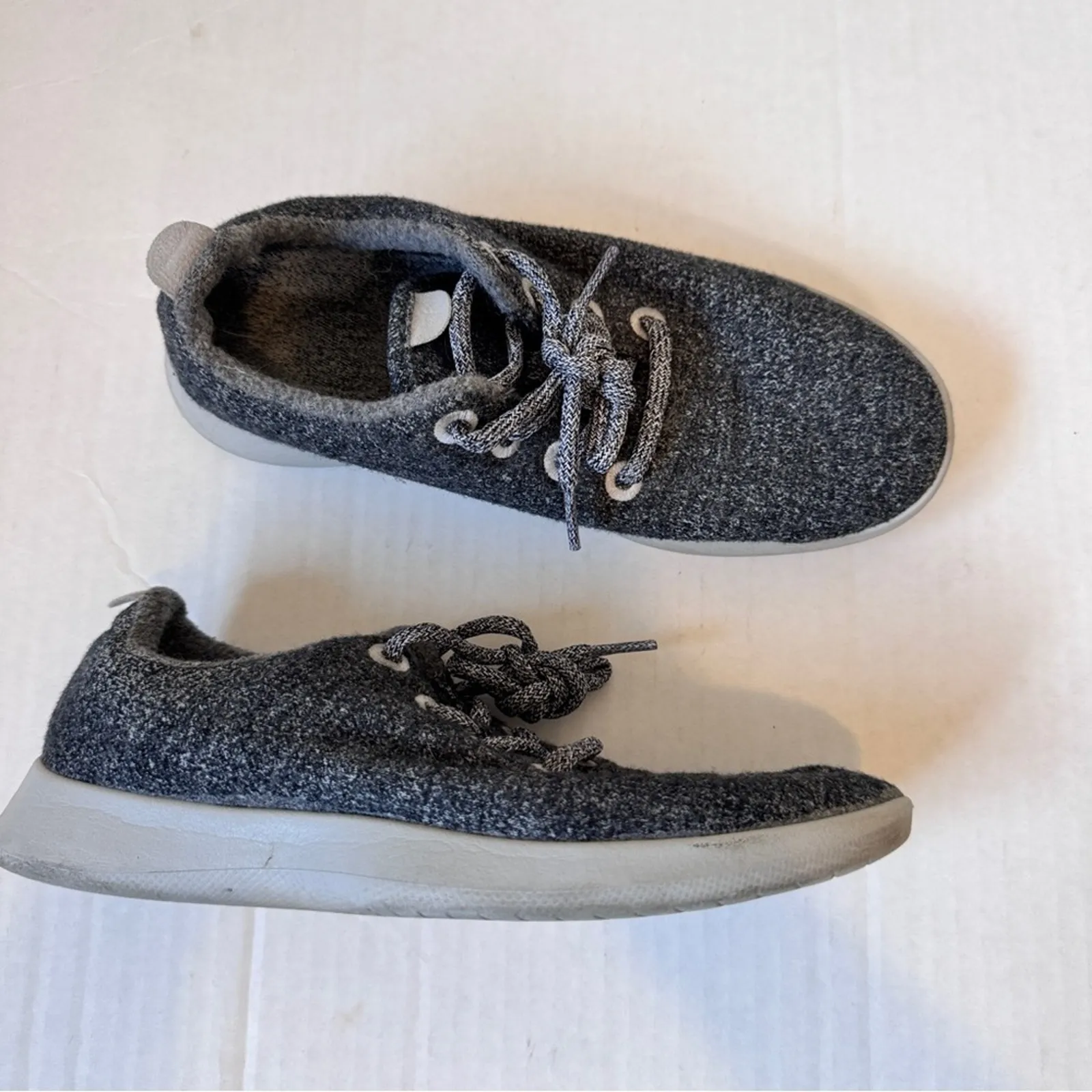 Allbirds Grey Wool Runners Trainers Sneakers Womens 8 Casual Classic Shoes - Image 3