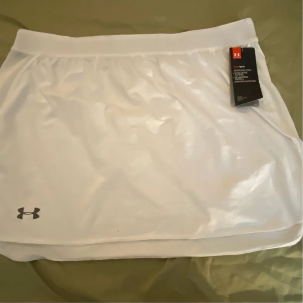 💙SALE 3/$25 UNDER ARMOUR WHITE TENNIS ATHLETIC ACTIVEWEAR SKIRT XL - Image 4
