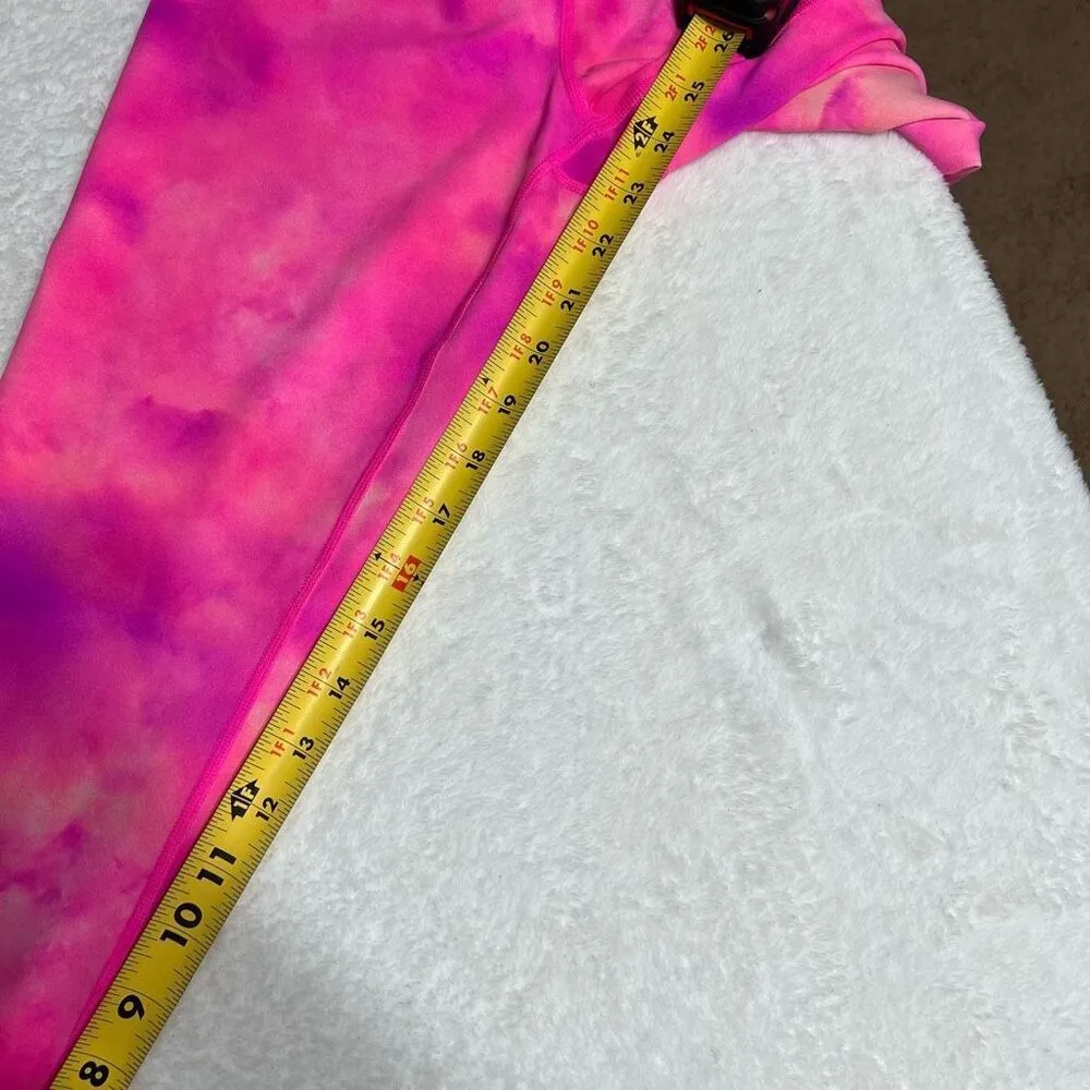 IVL Collective Pink Watercolor Print Leggings 6 Women - Image 9