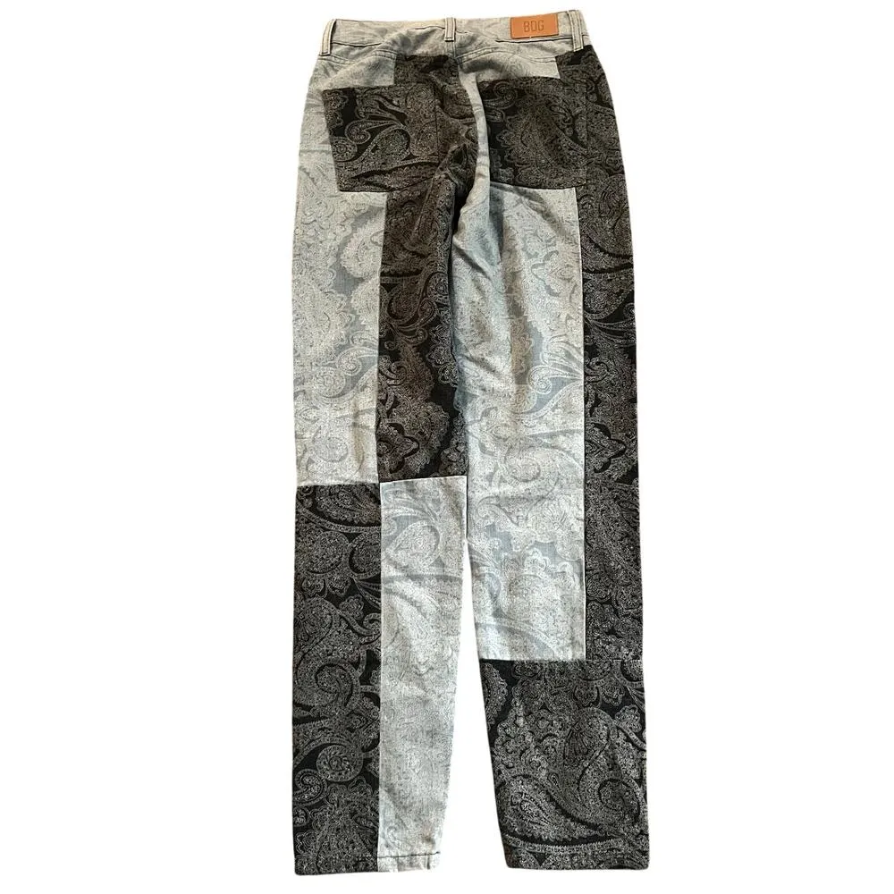 Urban Outfitters BDG Paisley Patchwork Mom Jean 26 Women’s Indigo. - Image 3