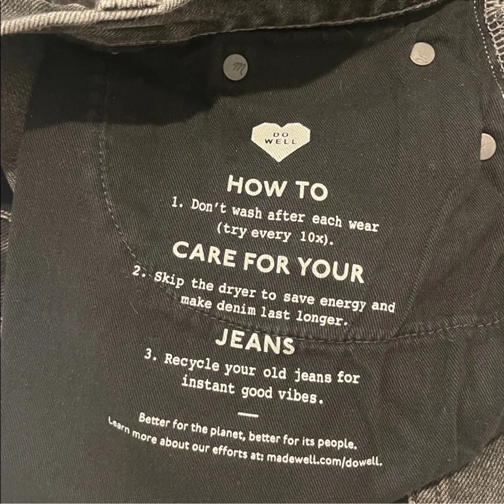 Madewell 1991 Straight Leg High Waisted Old School Jeans. Women's Size W31 L32 - Image 8