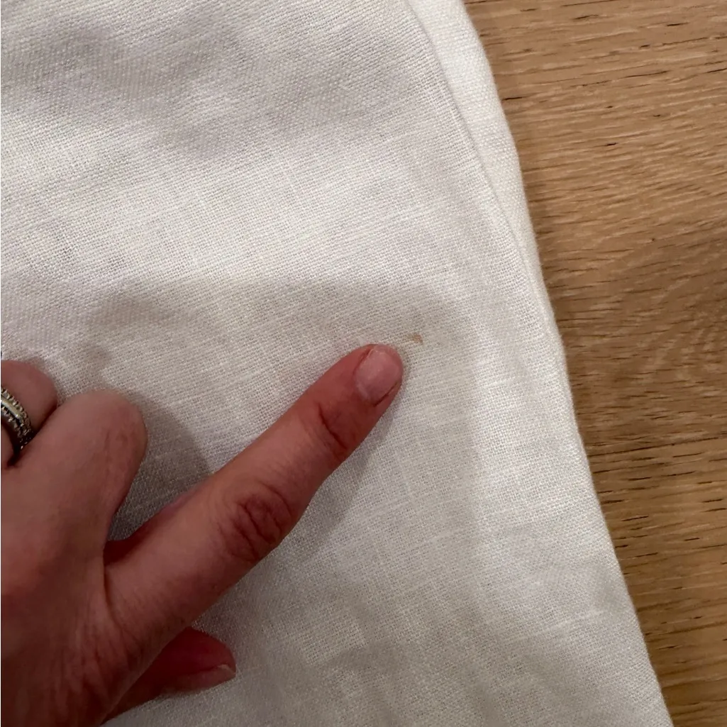 XiRENA womens 100% linen white pants - Image 6