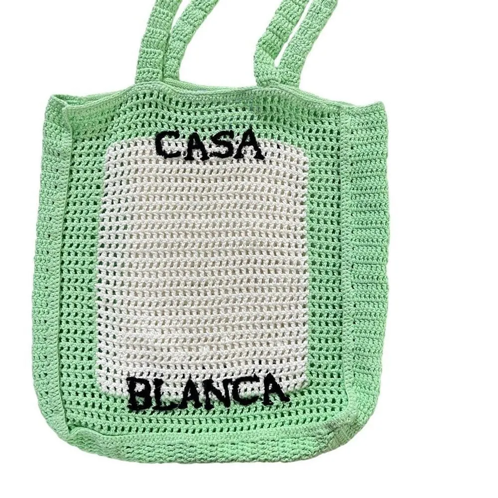 CASABLANCA Crochet Bag‎ Green - Image 3