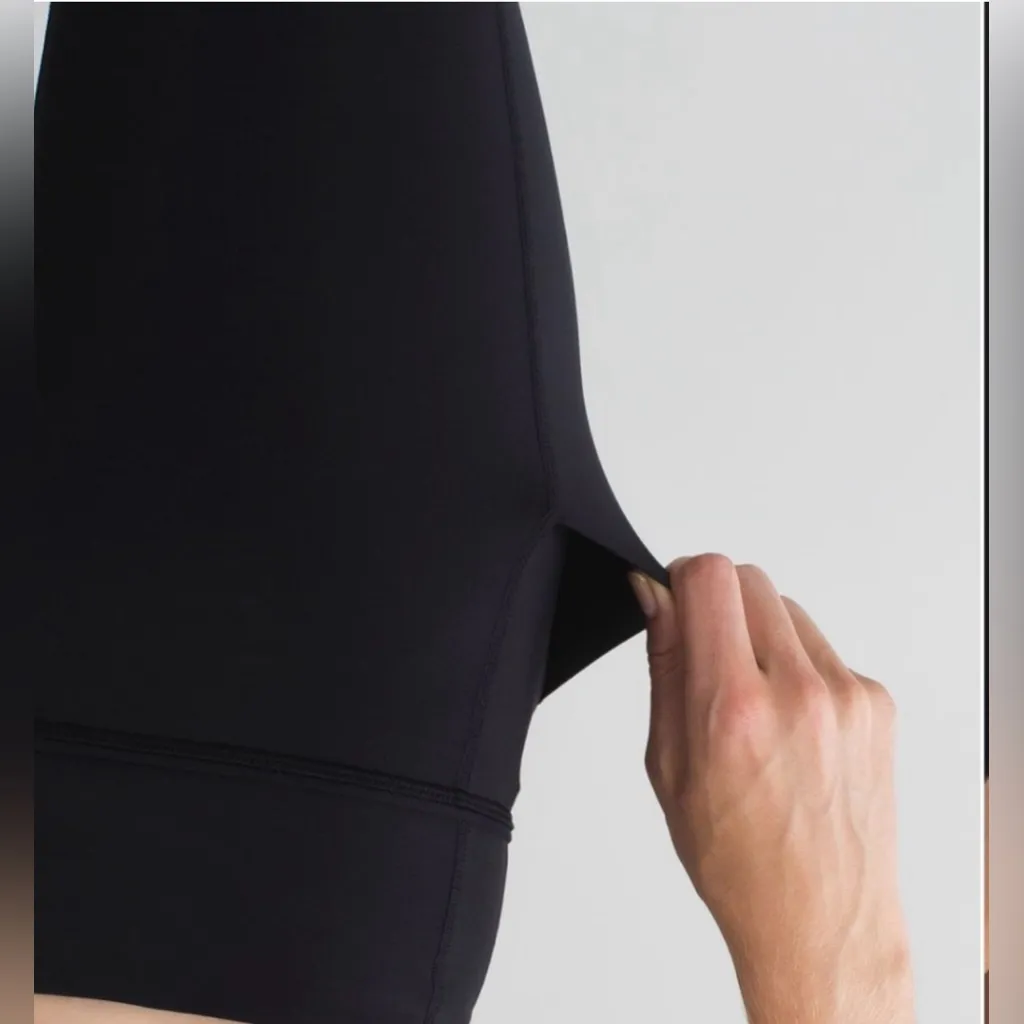 Lululemon Pace Rival Crop Black Leggings Size 4 - Image 4