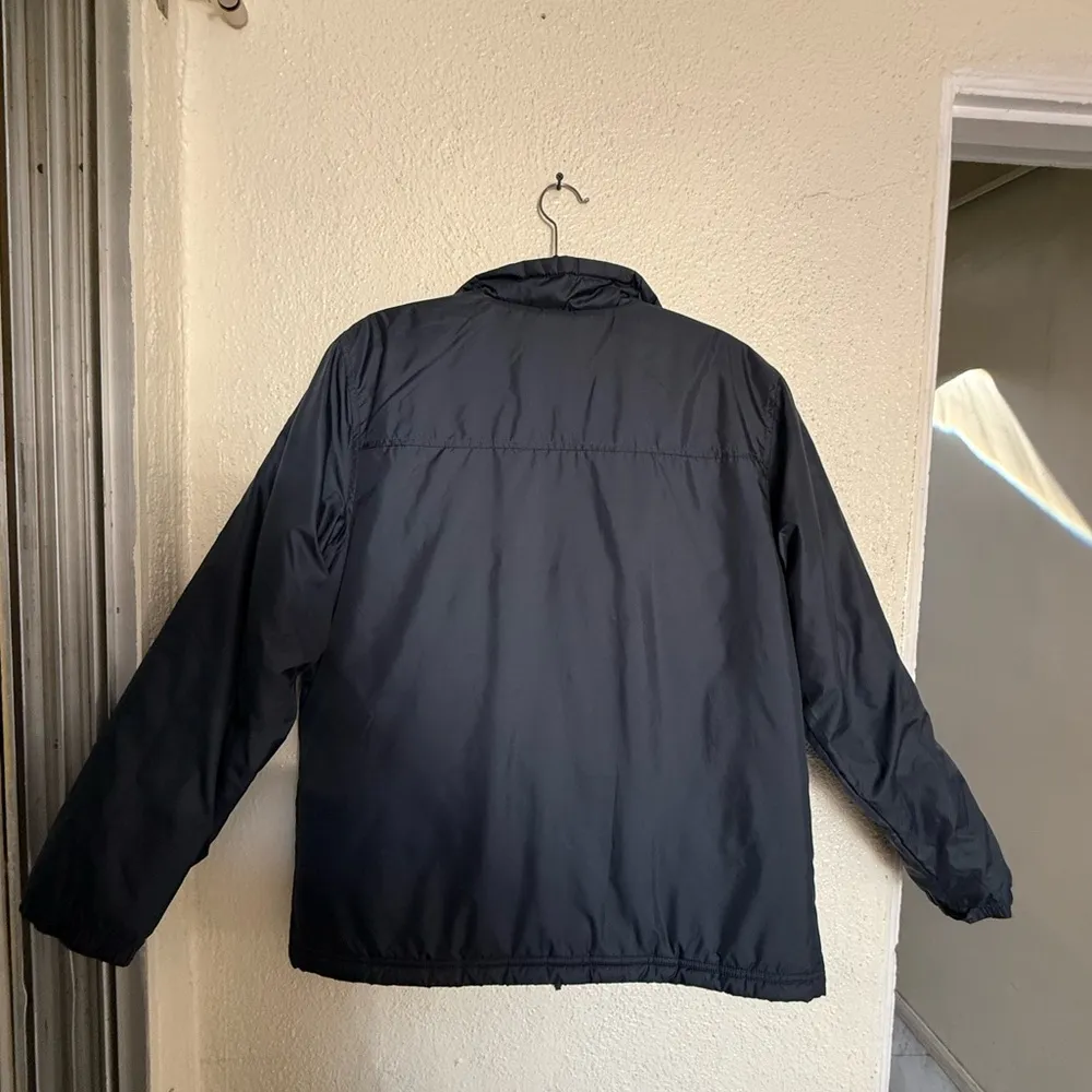 LL Bean Women's Polyester Full Zip Jacket Coat Navy Blue Size M thermoliteactive - Image 10