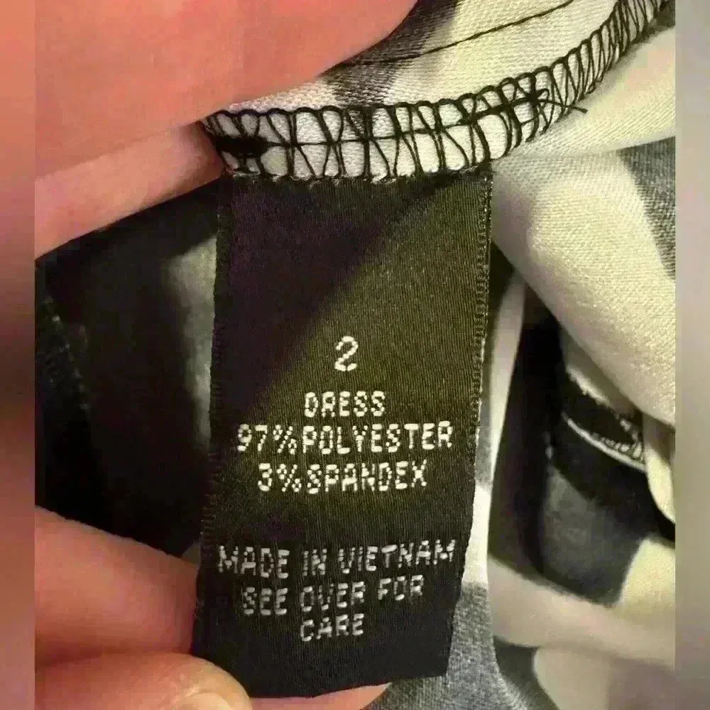 Women’s White&Black Floral AB Studios Dress - Image 4