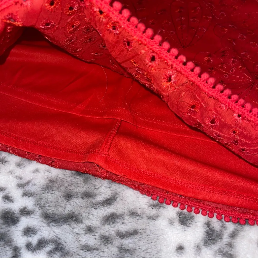 Sofia Jeans by Sofia Vergara Halter Top Red Size 3X - Image 5