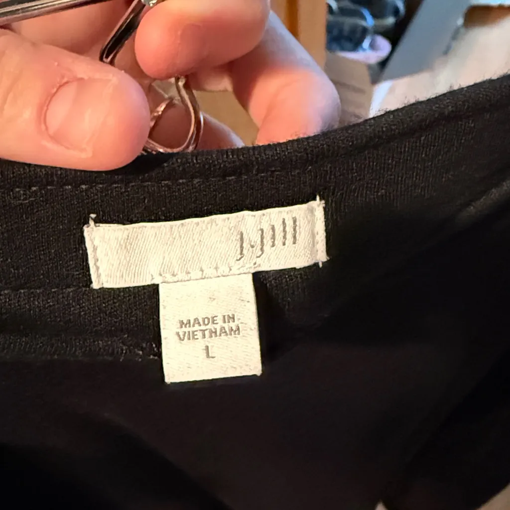 J. Jill Simple Black Women's Skirt Size Large - Image 3