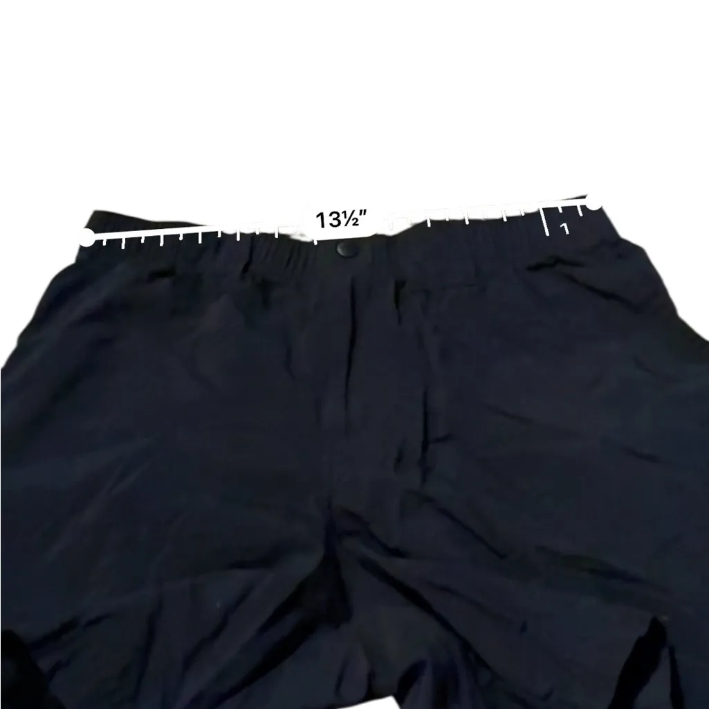 Columbia Black High Rise Cargo Hiking Shorts‎ Sz M 6" Inseam Outdoor Adventure - Image 6
