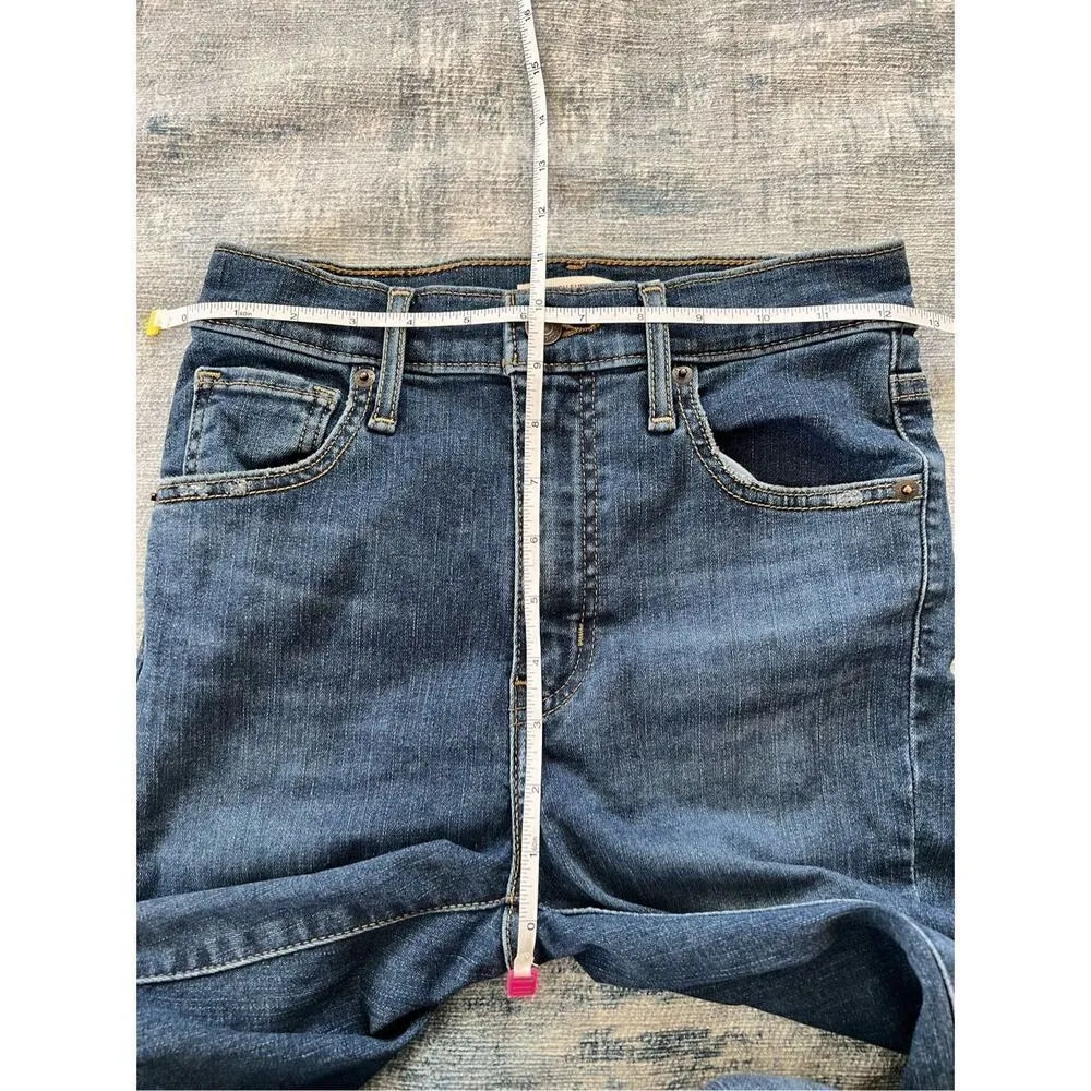 Levi's Distressed Busted Knee Mile High Super Skinny Jeans Size 26 - Image 5